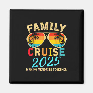 Family Cruise 2025 Beach Matching Summer Vacation Magnet