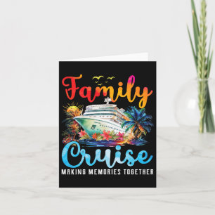 Family Cruise 2025 Family Matching Cruise Vacation Card