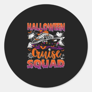 Family Cruise 2025 Family Matching Halloween Cruis Classic Round Sticker