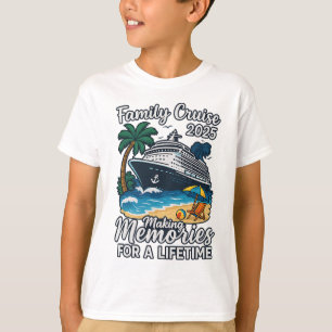 Family Cruise 2025 Making Memories For Lifetime  T-Shirt