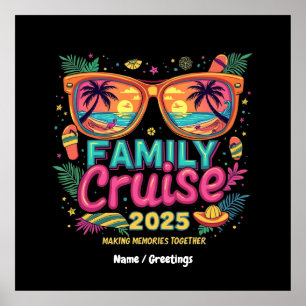 Family Cruise 2025 Making Memories Together  Poster