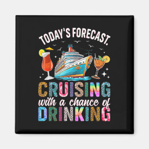 Family Cruise 2025 Matching Family Co Tee Todays F Magnet