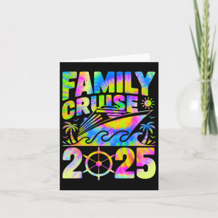 Family Cruise 2025 Matching Vacation 2025 Family C Card