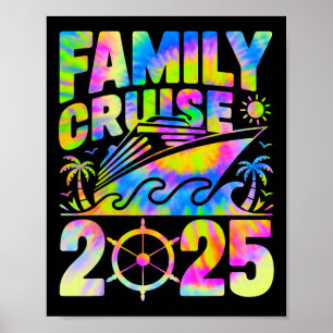 Family Cruise 2025 Matching Vacation 2025 Family C Poster