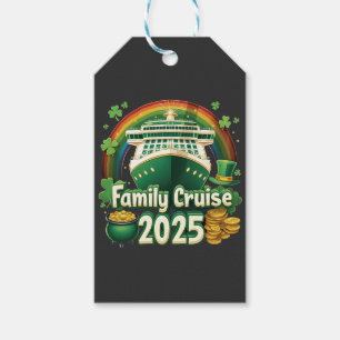 Family Cruise 2025 St. Patrick’s Matching Lucky  Gift Tags