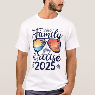 Family Cruise 2025 Summer Family Vacation Matching T-Shirt