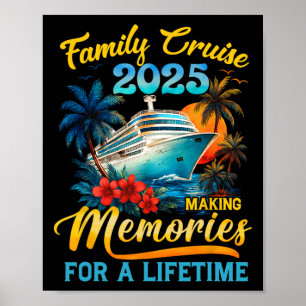 Family Cruise 2025 Summer Vacation Family Reunion  Poster