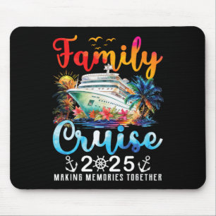 Family Cruise 2025 Vacation Trip Family Matching C Mouse Pad