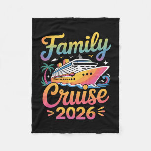 Family Cruise 2026 1 Fleece Blanket