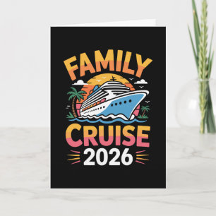 Family Cruise 2026 Cruising 3  Card