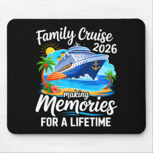Family cruise 2026 family matching cruise summer mouse pad