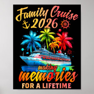 Family Cruise 2026 Family Matching Cruise Vacation Poster