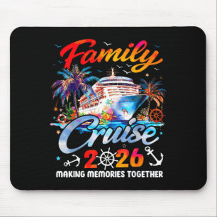 Family cruise 2026 making memories together beach mouse pad
