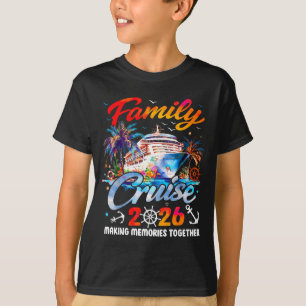 Family cruise 2026 making memories together beach T-Shirt