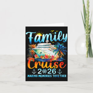 Family Cruise 2026 Making Memories Together Matchi Card