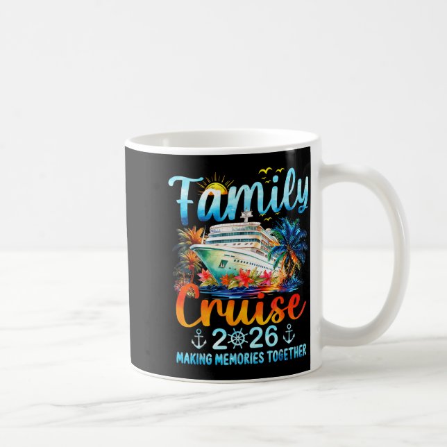 Family Cruise 2026 Making Memories Together Matchi Coffee Mug (Right)