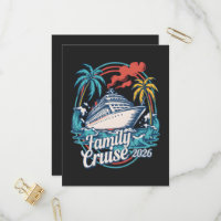 Family Cruise 2026 Summer Beach Vacation Family