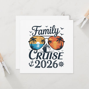 Family Cruise 2026 Summer Vacation Invitation