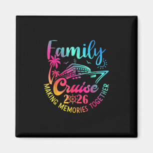 Family Cruise 2026 Summer Vacation Matching Family Magnet