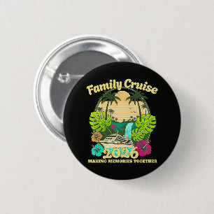 Family Cruise 2026 Vacation 6 Cm Round Badge