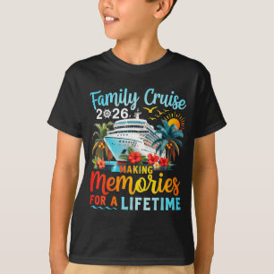 Family Cruise 2026 Vacation Summer Design T-Shirt