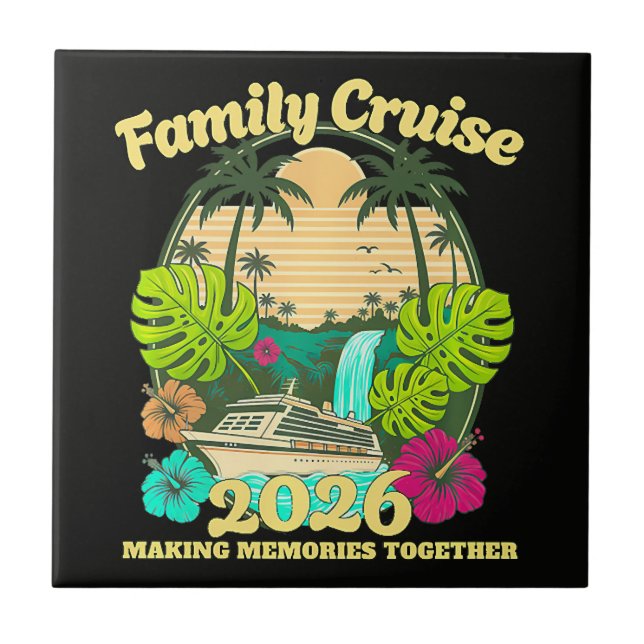 Family Cruise 2026 Vacation Tile (Front)