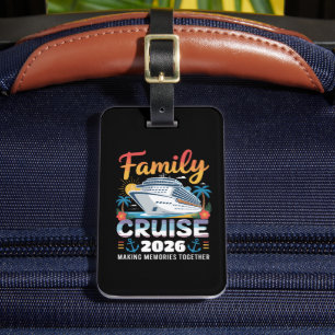 Family Cruise 2026 Vacation Trip Family Matching Luggage Tag