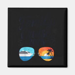 Family cruise 2028 summer vacation matching family magnet