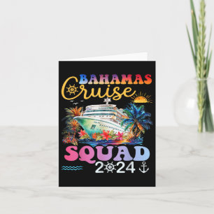 Family Cruise Bahamas 2024 Summer Matching Vacatio Card