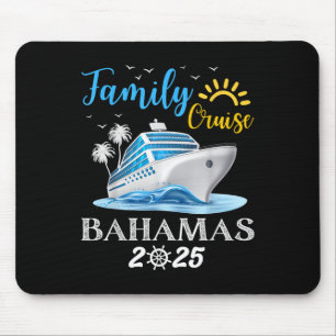 Family Cruise Bahamas 2025 Squad Matching Vacation Mouse Pad