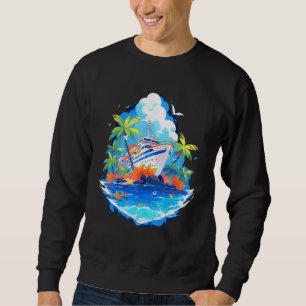 Family Cruise Bahamas Tropical Vacation Cruising Sweatshirt
