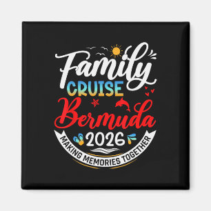 Family Cruise Bermuda 2026 Summer Matching Vacatio Magnet