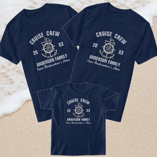Family Cruise Crew Nautical Matching Group T-Shirt