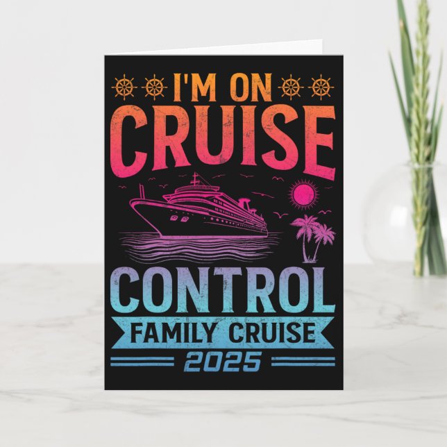 Family Cruise - Fun Group  Card (Front)