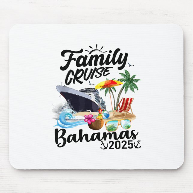Family Cruise Hamas 2025  Mouse Pad (Front)