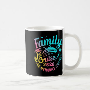 Family Cruise Making Memories Vacation Artwork Coffee Mug