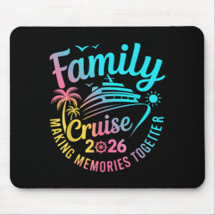 Family Cruise Making Memories Vacation Mouse Pad