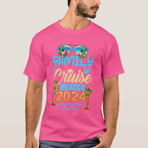 Family Cruise Mexico 2024 Summer Matching Vacation T-Shirt