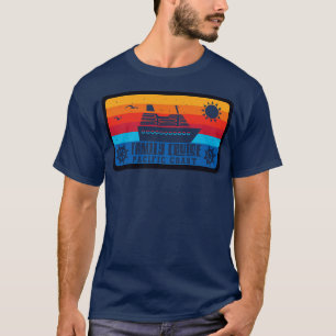 Family Cruise Pacific Coast Vintage Retro Style T-Shirt