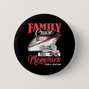 Family Cruise Shirt 2023 Vacation Funny Party Trip 6 Cm Round Badge