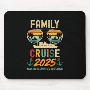 Family Cruise Shirts 2025 Summer Vacation Matching Mouse Pad