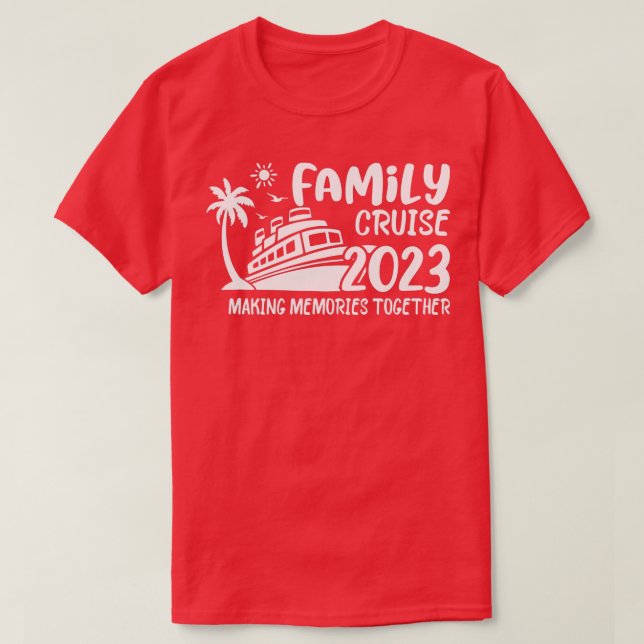 Family Cruise Squad 2023 Family Matching Outfits M T-Shirt (Design Front)