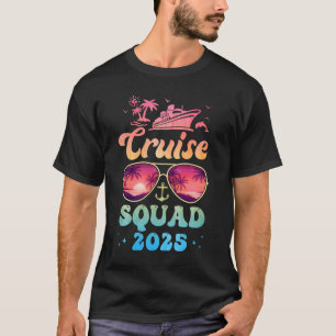 Family Cruise Squad 2025 Vacation Matching Family  T-Shirt
