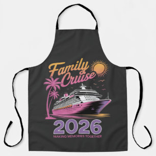 Family Cruise Squad 2026 Vacation Matching Trip Apron