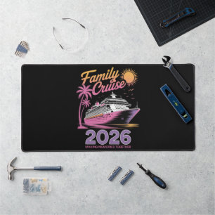 Family Cruise Squad 2026 Vacation Matching Trip Desk Mat