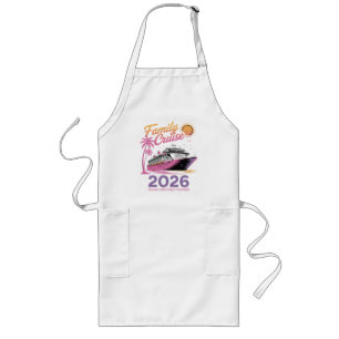 Family Cruise Squad 2026 Vacation Matching Trip Long Apron