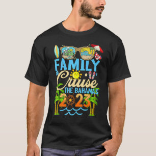 Family Cruise The Bahamas 2023 Summer Sunglasses M T-Shirt
