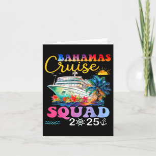 Family Cruise The Bahamas 2025 Summer Matching Vac Card