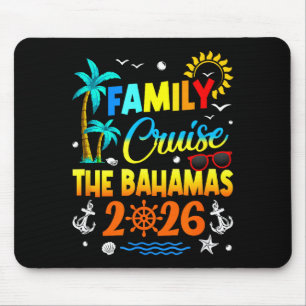 Family Cruise The Bahamas 2026 Summer Matching Vac Mouse Pad