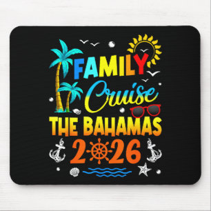 Family Cruise The Bahamas 2026 Summer Matching Vac Mouse Pad